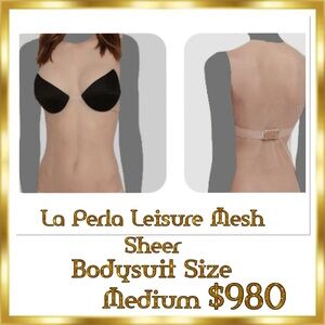 La Perla RARE Leisure Sheer Mesh Bodysuit size Medium $980 RARE COLLECTION